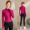 Yoga Clothes for Women Cross-Border Hot Selling Fashion Elegant Running Fitness Clothes Sports Training Tight-Fitting Cinched Stand Collar Outwear