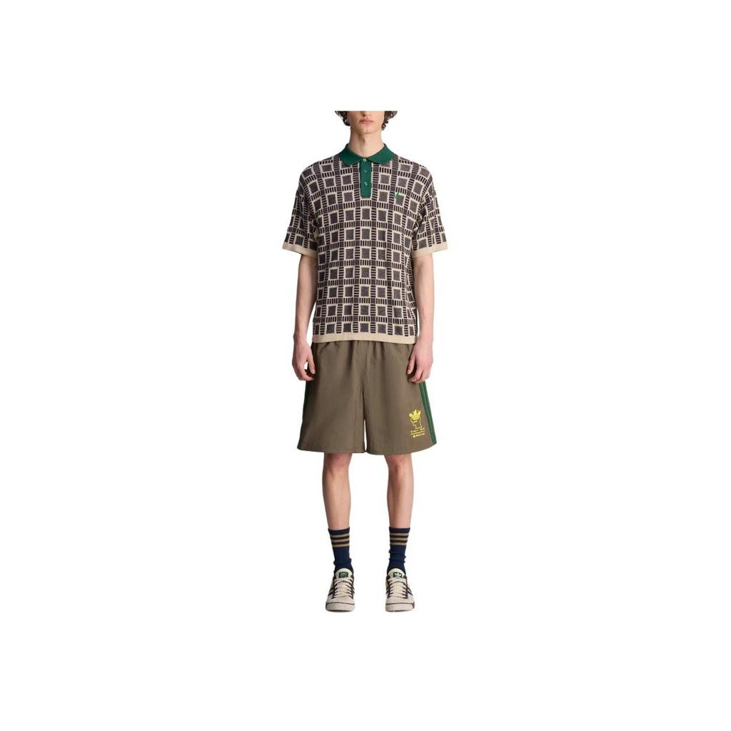 Adidas Originals X Brain Dead Collaboration Fashion Soft Comfortable Sports Casual Shorts Unisex Shorts Branch JN7149