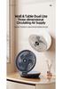 Portable USB Rechargeable Wall-Mountable and Desktop Fan for Dorms and Outdoors