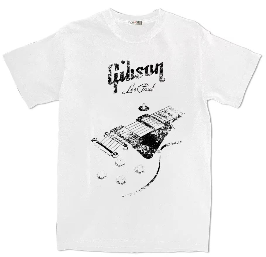 Gibson Gitarre T-Shirt Druck Oberteile Damen Sommer Mode Lässig Unisex Oberteile Kleidung Tee Grafik Harajuku Grafik T-Shirts