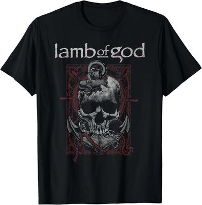 Lamb of God – Koszulka Czaszka Kotwica
