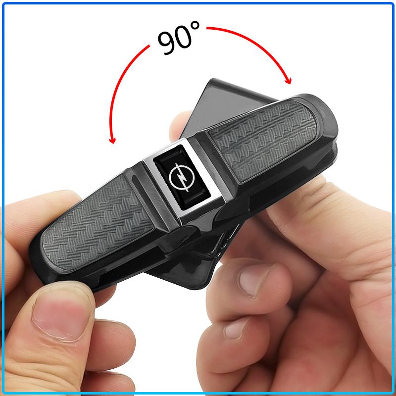 1Pcs Car Sun Visor Glasses Box Emblem Sunglasses Clip Card Ticket For Opel Astra C G H Insignia J K Zafira B Corsa Vectra C Corsa C