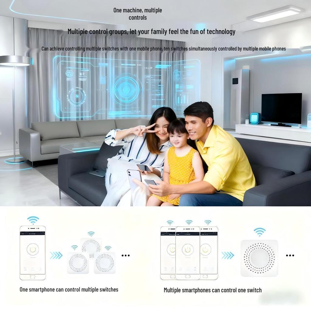 Tuya WiFi Smart Switch Disconnector with App & Voice Control Timer