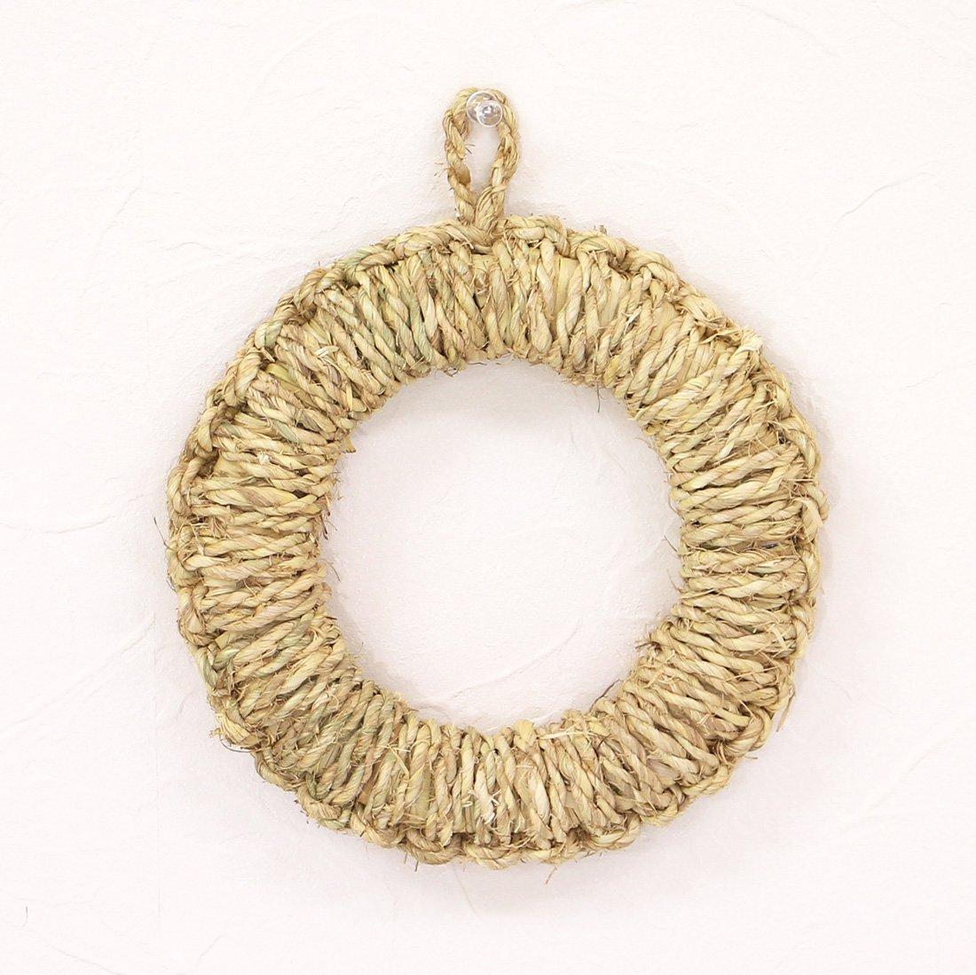 Matsunoya Straw Pot Holder Made in Japan (Medium Approx. 18.5cm) / соломенный