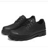 Fashion Shoes Men Lace Up Oxfords Genuine Leather Casual Outdoor Wear-Resistant Fashion Comfortable Round Toe Walking Elegant Shoes