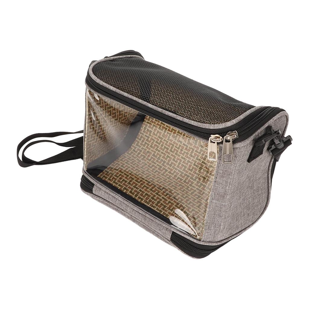 Bird Carrier Bag Transparent Portable Lightweight Breathable Parrot Travel Cage for Cockatiels Parakeets Small Bird