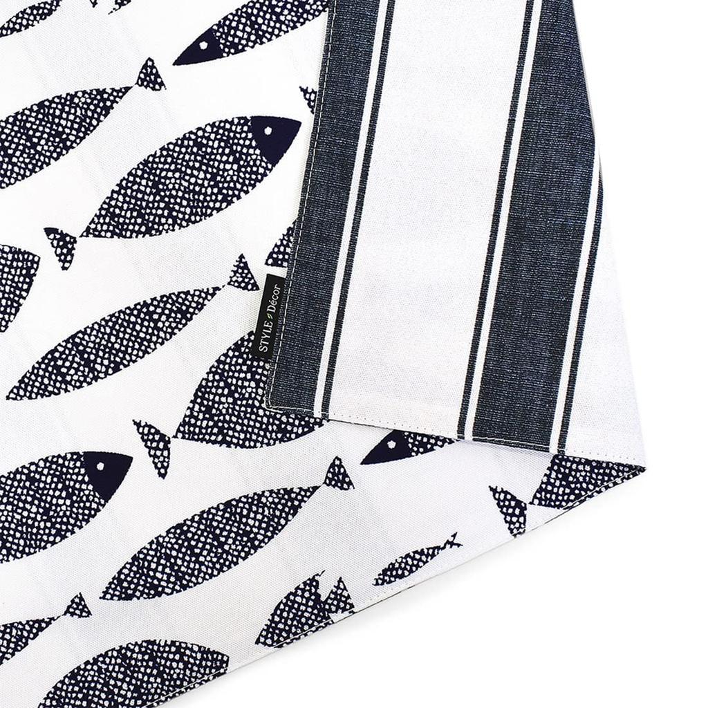 STIL Dekoration Set mit 2 wendbaren Baumwolle x Blaufisch Mittlere Platzsets, 100% (30cm 45cm), Design, W3100500,
