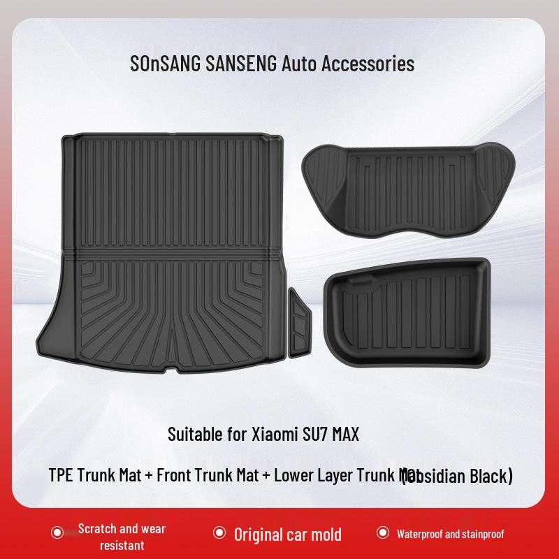 Custom TPE Car Floor Mats for Xiaomi SU7/SU7 Pro/Max - Five-Seater Interior Upgrade