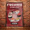 French Bulldog Coffee Club Dogs Metal Sign Funny Fries Tin Poster Home Decor Bar Wall Art Painting Dog Lover Poster xinch