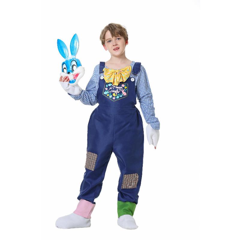 

Взрослые Зайчик Пасха Детский Костюм Косплей Карнавал Роль Наряд для Вечеринки Boy,XL