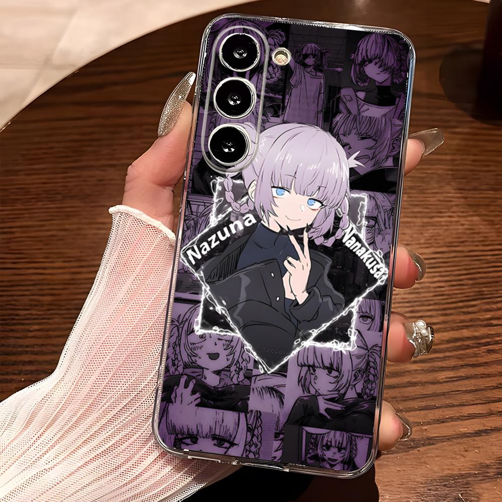 

CALL OF THE NIGHT Чехол для телефона Nanakusa для Samsung S25 S24 Ultra S23 Fe S22 S20 S21 Plus Fe Ultra 5G Прозрачный чехол Samsung s21