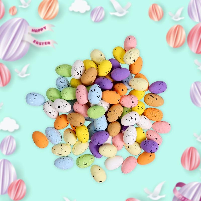 Egg Shakers Colorful Foam Self Painting Eggs Rhythm Learning Toy Gifts Favor for Kids Early Development Holiday Decor