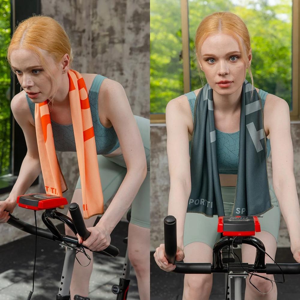 Ice Silk Fabric Cooling Towel Super Absorbent Quick Dry Cloth Portable Sweat Wipe Gym Workout