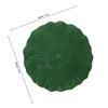6Pcs Artificial Floating Lotus Leaves Realistic Pond Decoration for Aquarium Bathtub Pool Landscape 17Cm Green