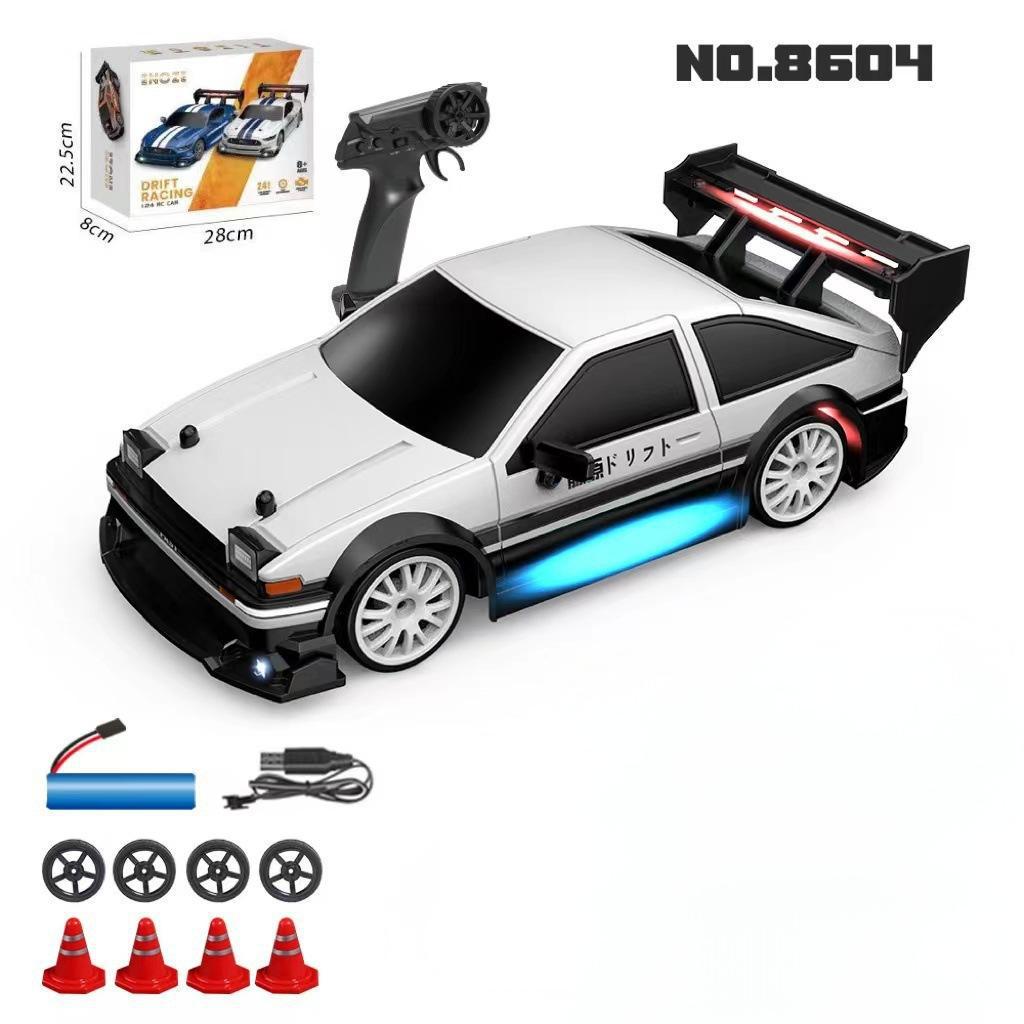1:24 Four-Wheel Drive AE86GTR Drift RC Racing Car - Durable Model Toy