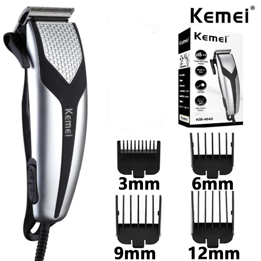 

Kemei KM-4640 12W бытовые машинки для стрижки волос с проводом для взрослых и детей электрические машинки для стрижки волос