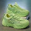 Scarpe da uomo nuove estive da uomo con plateau sportive in rete traspiranti casual scarpe da papà da uomo