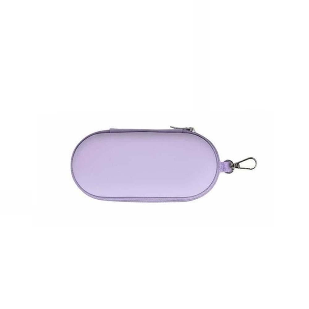 Waterproof PU Sunglasses Case Oval Shape Eyewear Organizer Dual Slot Glasses Pouch Fashion Driver
