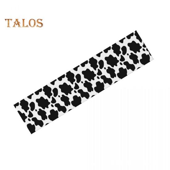 

Скатерть для стола Контрастный цветной рисунок коровы Прямоугольная простая в уходе скатерть для предотвращения пятен Банкетный декор для праздников L