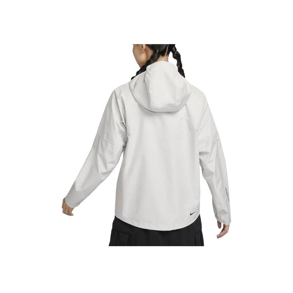 Nike Winddicht Wasserabweisend Leicht Kapuzenjacke Langarm Damenjacken Weiß DV9523121