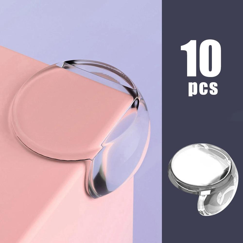 10PCS/4PCS Clear Anti-collision Coffee Table Furniture Corner Protectors Children's Soft Corner Sheathing Living Room Decor