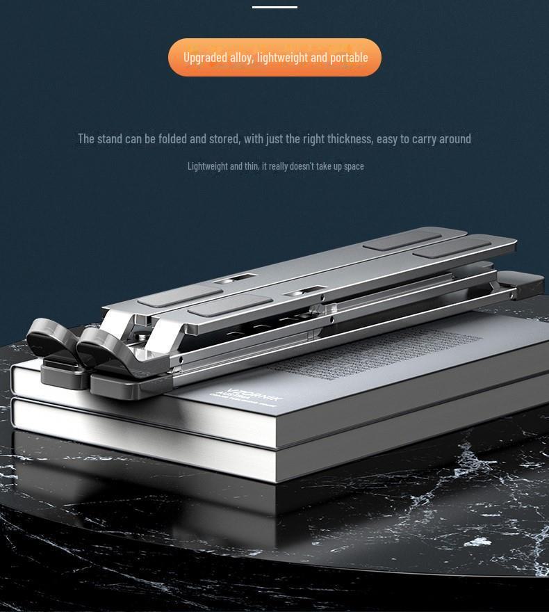 N8 Adjustable Double-Layer Folding Laptop and Tablet Stand with Heat Dissipation.