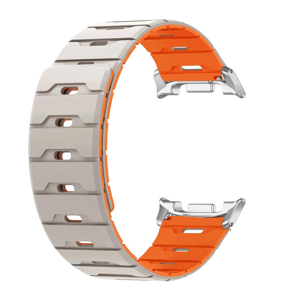 Silicone Magnetic Strap for Samsung 8 40mm 44mm classic 46mm Sport Watchband Bracelet for Samsung Ultra 1 2 Smart Watch Band