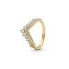 Crown Shaped Wishbone Ring Women Rings 167736C01