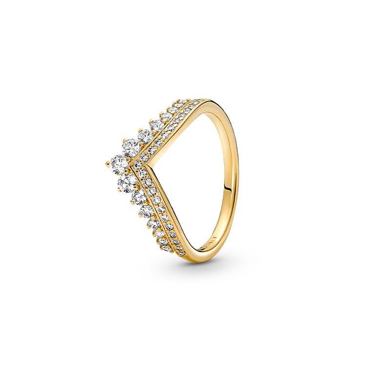 

Pandora Crown Shaped Wishbone Ring Women rings 167736C01 54