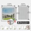 Adjustable Fiberglass Insect Window Screen Adhesive Easy Installation