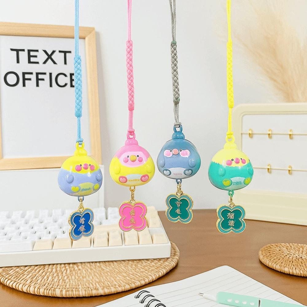 Cartoon Series Bell Amulet Pendant Bell Design Bell Bird Pendant Bell Amulet Keychain  Gift Giving