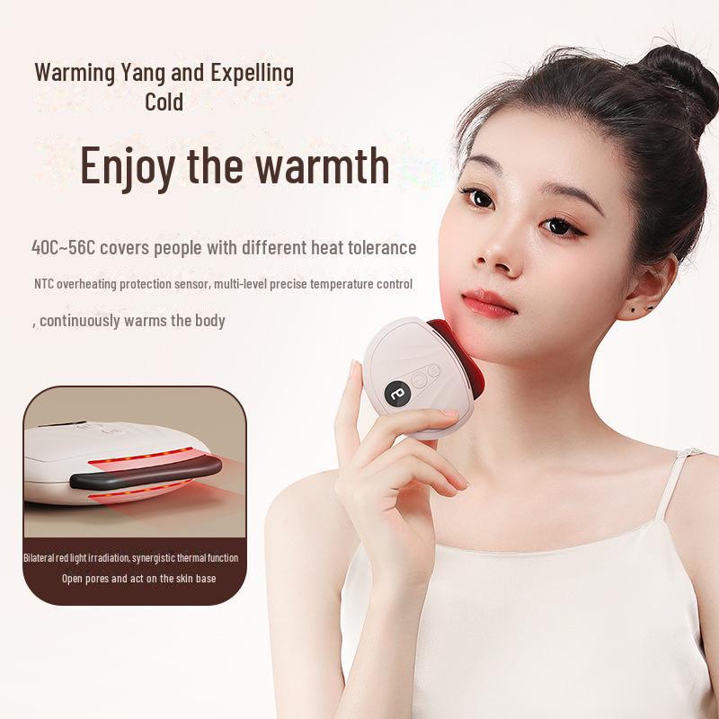 Aparat electric de masaj facial cu Bianstone și perie meridiană