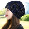 Moon Hat Cotton Breathable Light Turban Cap Air Conditioning Cap Hat Female Spring and Fall Thin Section Lined Head Wrapping Cap