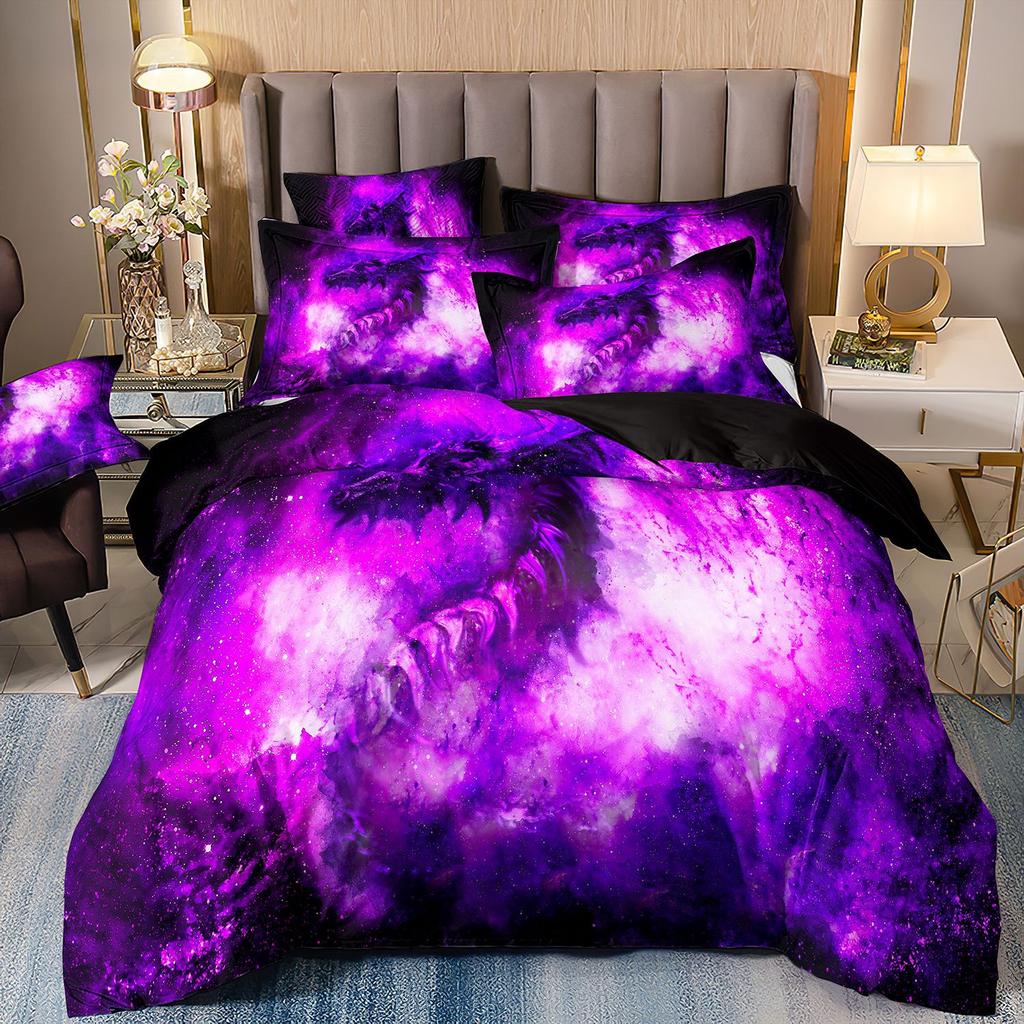 3D Digital Printing Dinosaur Double Pterosaur Bedding Quilt Cover Three Or Four Sets