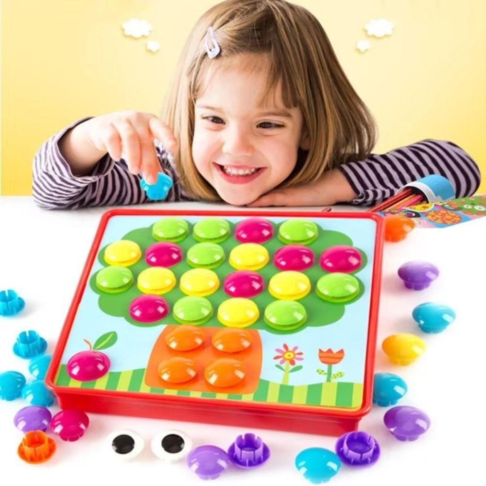 Cute Jigsaw Board Toy Cartoon Animal Color Matching Puzzles Baby Development