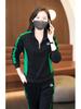 Popular Women's Spring & Autumn Tracksuit Set: Fashionable Hoodie & Wide-Leg Pants for Middle-Aged Mothers – 2025 Collection