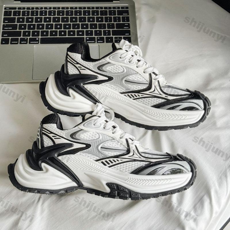 Mode Paare Sneaker Mode Vintage Höhenerhöhung Damen Freizeit Sportschuhe Bequem Atmungsaktiv Plateau Herren Laufschuhe