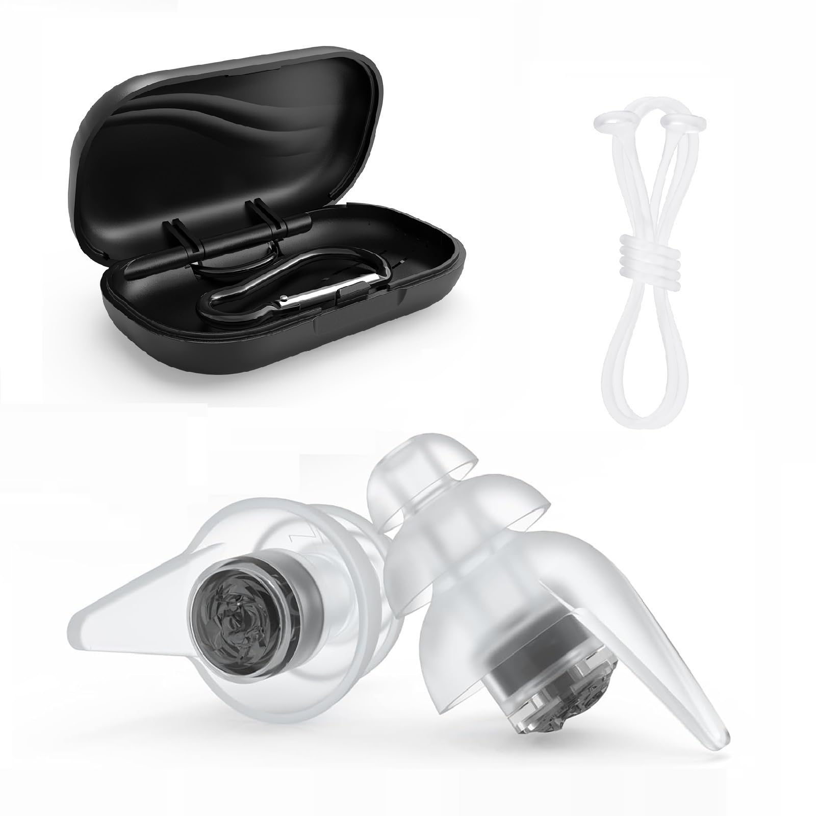 

Quietide Airplane Adjustable Pressure Prevent Hearing for and Washable and Includes Carrying and Japanese Instruction Suitable for People with Ear чорний