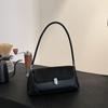 Fashion Versatile High Quality PU One Shoulder Underarm Bag Women Summer Autumn New Personalized Lock Buckle Commuter Bag