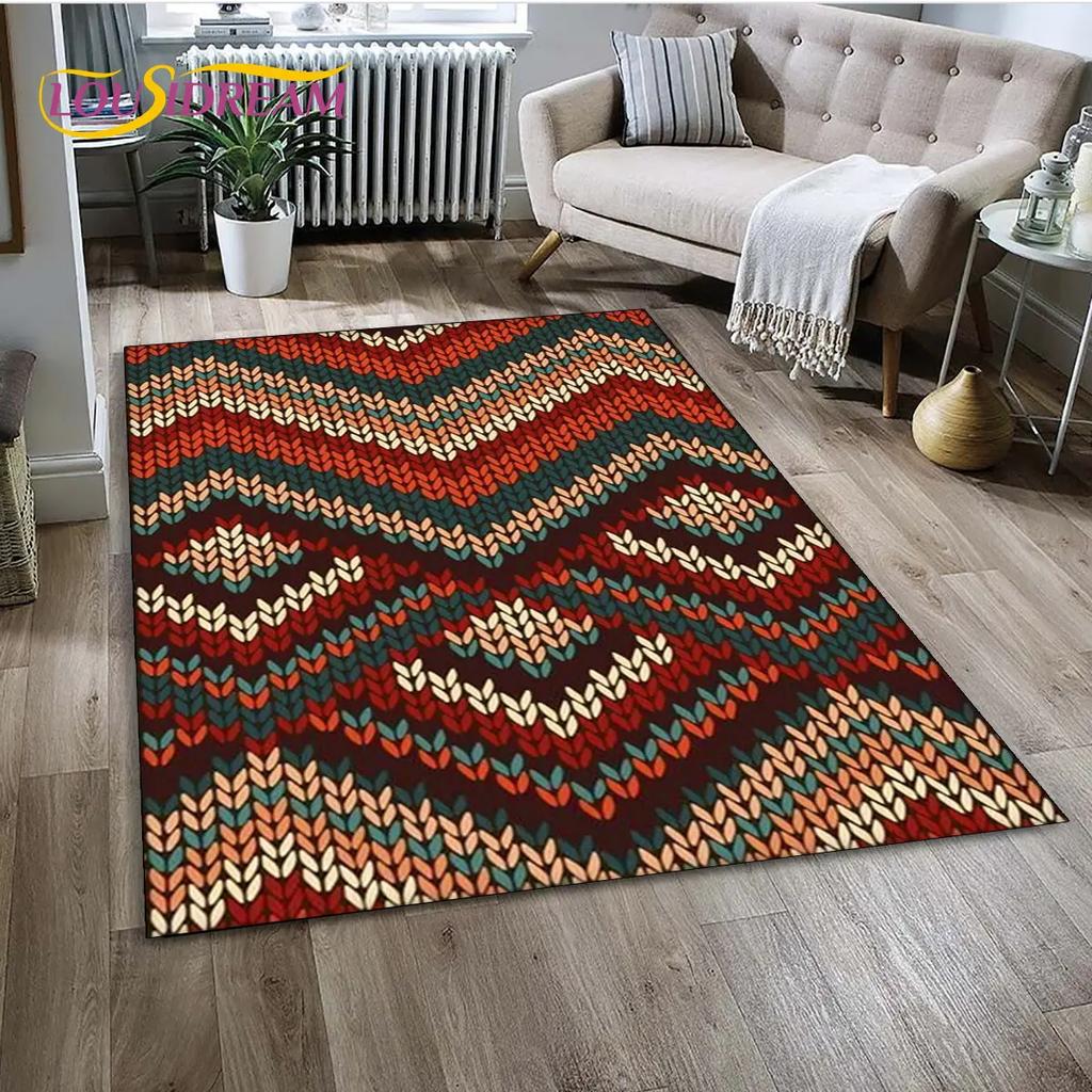 Tapete de área da série Bohemia Nordic Persia, tapete de carpete para sala de estar, quarto, sofá, capacho, decoração de cozinha, tapete antiderrapante para crianças