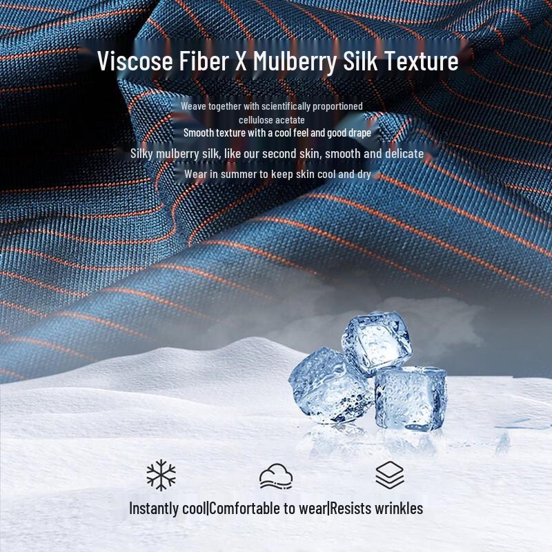 Gold Chrysanthemum Men's Silk Blend Ice-Feel Polo T-Shirt