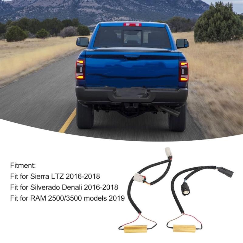 Strong LED Tail Light Conversion Kit Built For Well Known Truck Brands Including Safety Features