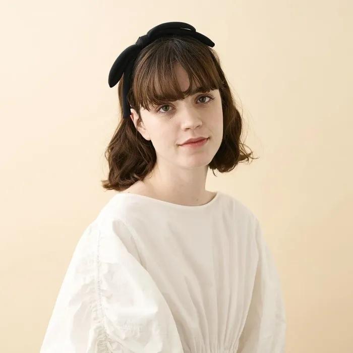 [Alexandre De Paris] Celeste Hairband Black