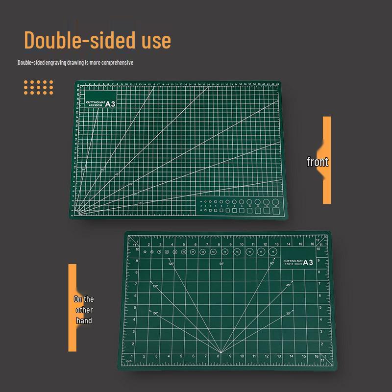 A4 Professional PVC Cutting Mat Board for Design & Engraving with Knife Scale