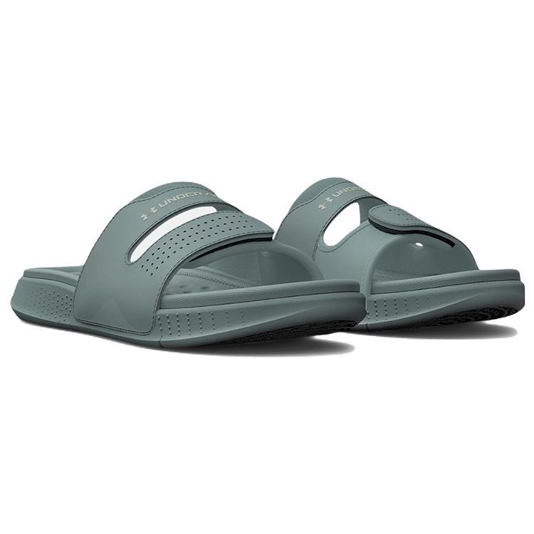 Under Armour Unisex Ansa Studio Slide Opal Green Slides 3025045-300