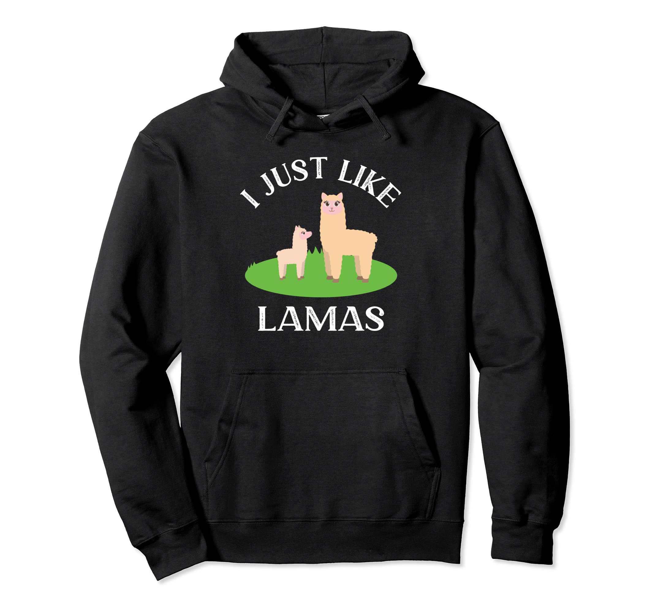 

Я люблю лам Смешная и милая толстовка с капюшоном Alpaka Lama