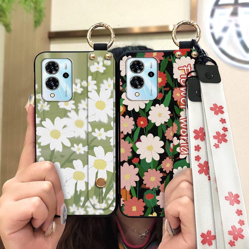 Ring Wristband Phone Case For ZTE Blade V40 Pro Phone Holder Anti-dust Fashion Design Dirt-resistant Waterproof Durable