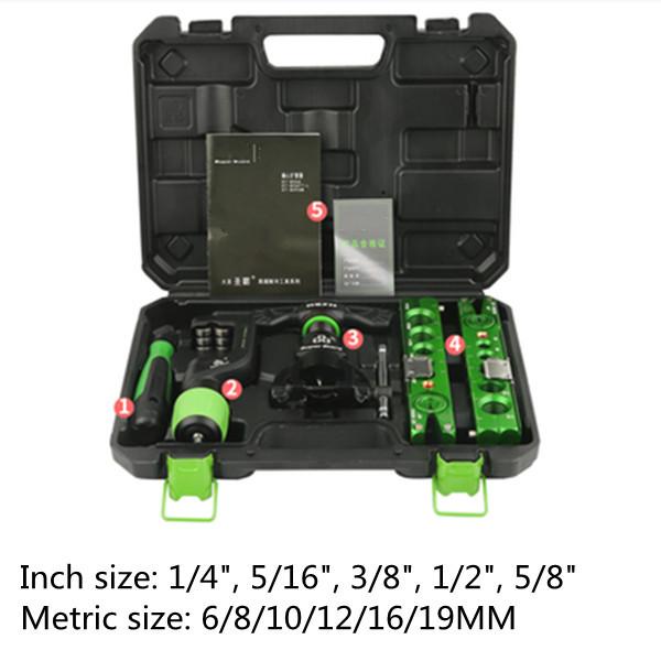 ST-806FT Copper Pipe Expander Set Air Conditioner Metric Reamer Flare Tool Pipe Flaring Tool Set Tube Expander Tools
