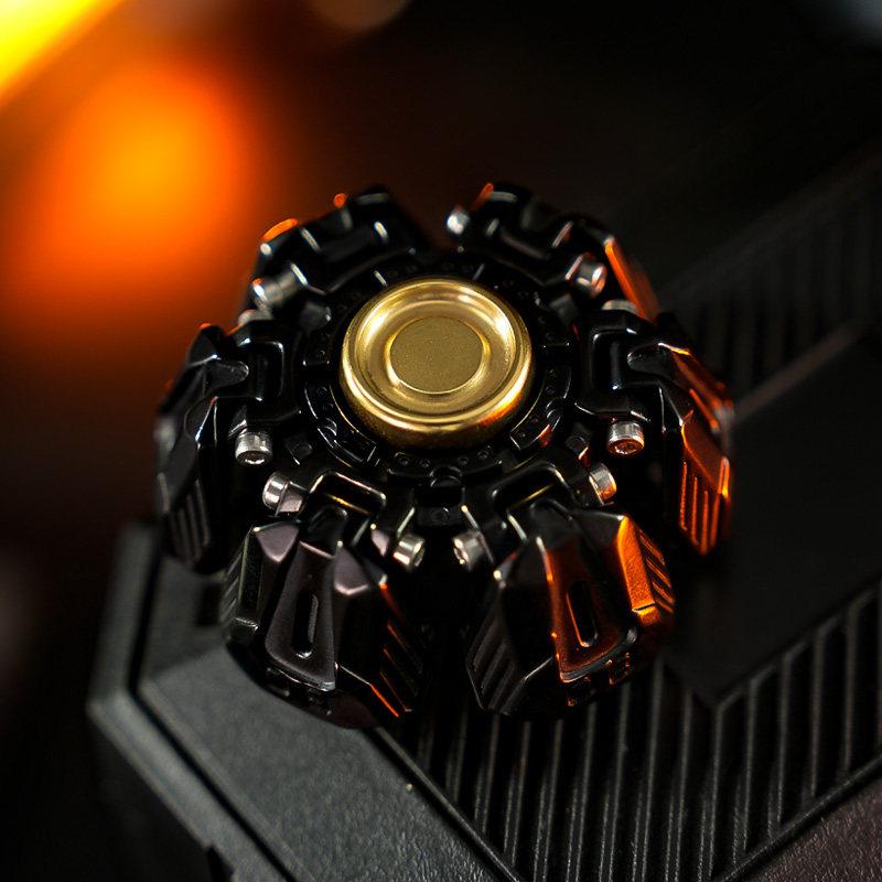 Metal Edc Hand Apen Armor Fidget Spinner Gobigger Spinning Top Tip Stainless Steel Metal Stress Easing Toy Sensory Anti Anxiety