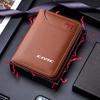 New Leather Car Badge Wallet Credit Card Driver's License Purse For Honda Civic FIT Accord CRV 5th City CRZ CRX Jazz HRV Odyssey LK6 